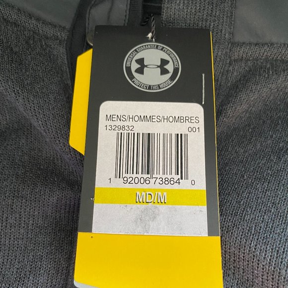 Under Armour Storm Sf Heather Snap Mock Sweater M - Picture 4 of 5